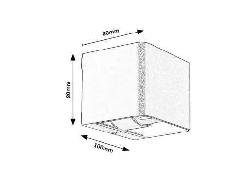 Záhradné svietidlo Rabalux 77170 LED 10W 320lm 3000K 230V IP54